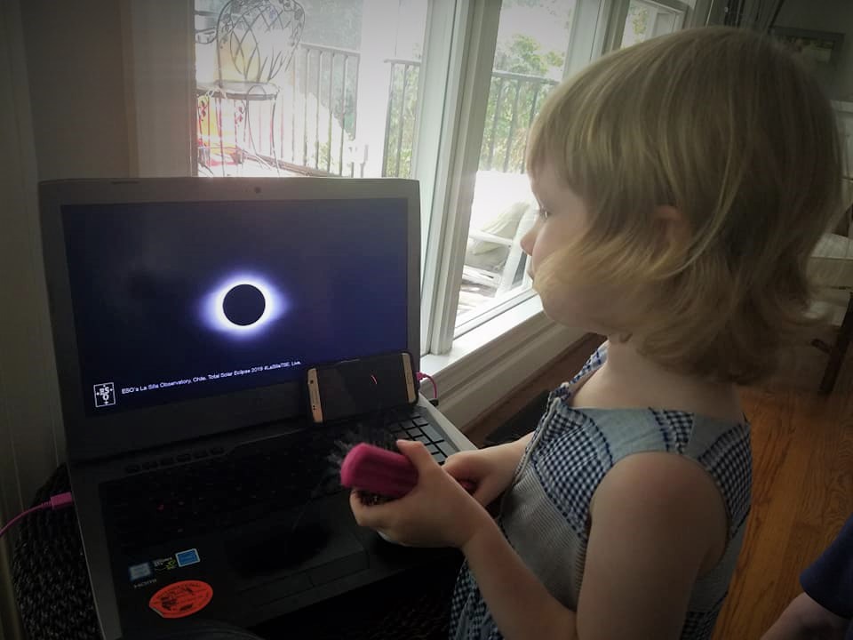 Brooklyn's very first Total Solar Eclipse was enjoyed on SOOH, live from Chile