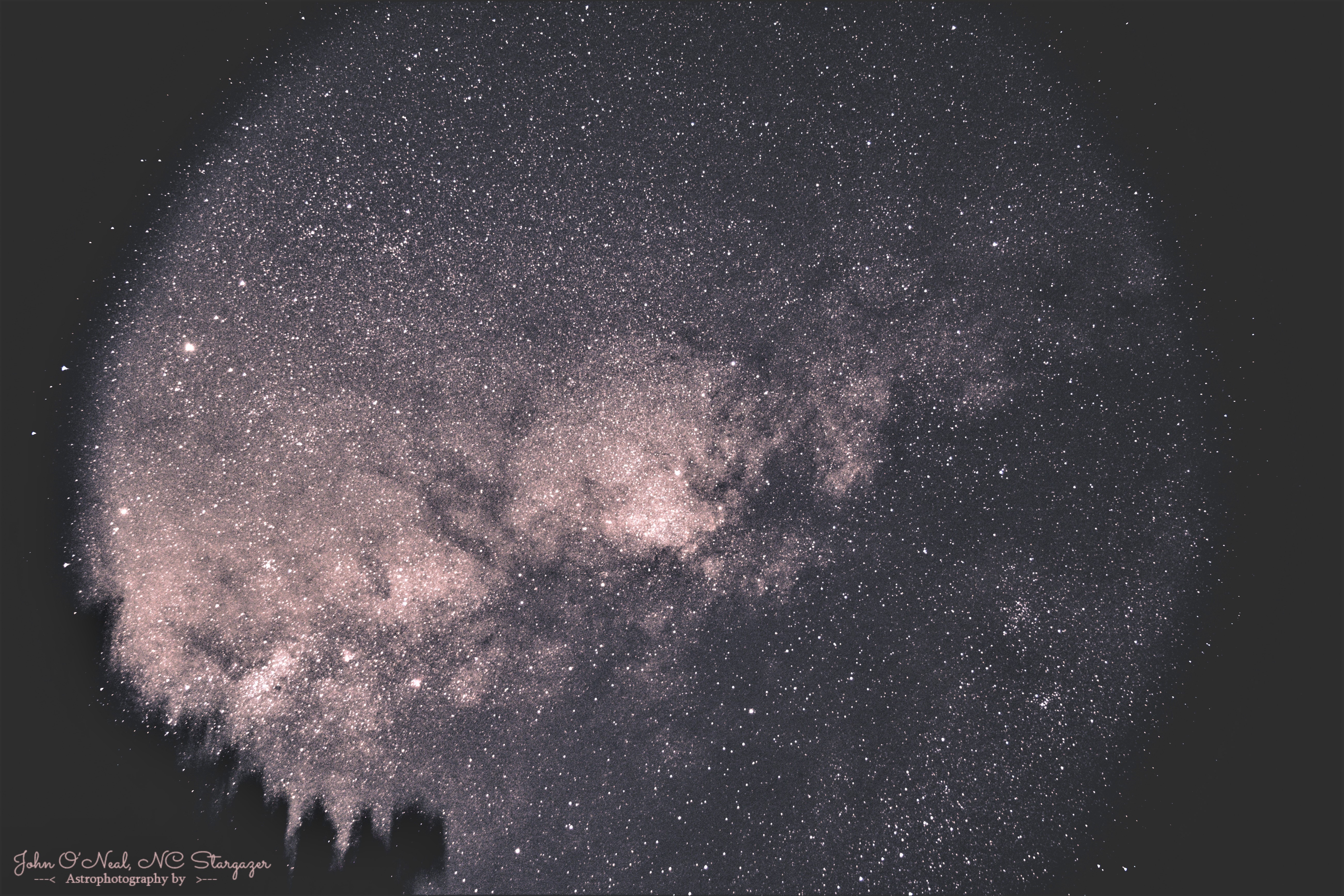 The Summer Milky Way from Mount Mitchell Overlook