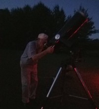 Bob manning the Meade LX200